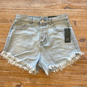 NWT Wild Fable Button Fly High Rise Jean Shorts Size 6/28